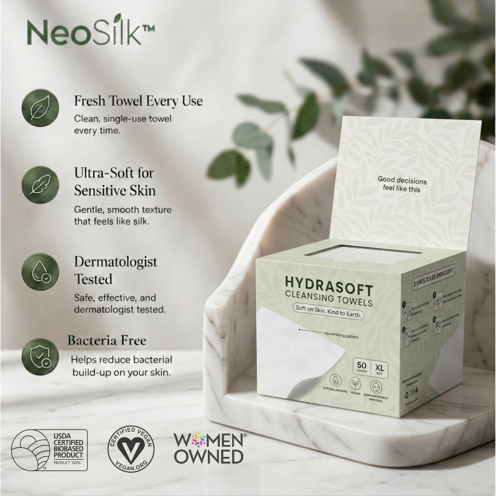 NeoSilk™ Face Towel